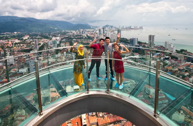 Family camp in Malaysia-Top view