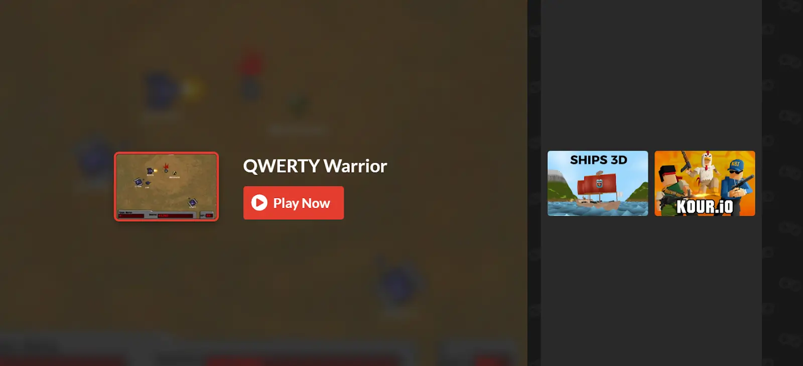 Qwerty Warriors-online learning games