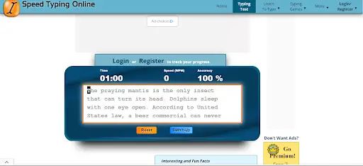 typing game-Speed Typing Online