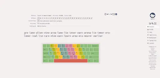 typing games-Keybr