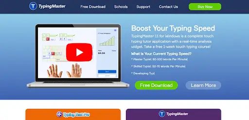 typing games-Typing Master